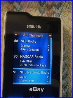 LIFETIME ACTIVATED SIRIUS STILETTO SL10 RECEIVER & Remote ONLY XM AS IS EUC