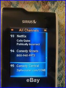 LIFETIME ACTIVATED SIRIUS STILETTO SL10 RECEIVER & Remote ONLY XM AS IS EUC