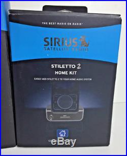 LIFETIME SUBSCRIPTION Sirius Stiletto 2 SL2 Handheld Satellite RADIO with extras