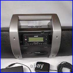 LIFETIME SUBSCRIPTION Sirius XM Starmate ST2R Receiver Radio with SUBX1R Boombox