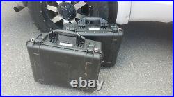 Lot Of 2 Msat Mitsubishi Satellite Phone Radio System Tu120a Pelican Case