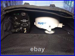 MSAT G2 Mobile Satellite Radio MSV220 Handset Rugged Pelican Case Exceptional