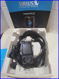 NEW OPEN BOX Sirius Stiletto 2 SL2PK1 Portable Satellite Radio