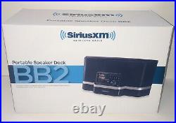NEW SIRIUS SXABB2 Portable Speaker Dock Black SIRIUS XM Satellite Radio BB2 NIOB