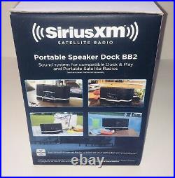 NEW SIRIUS SXABB2 Portable Speaker Dock Black SIRIUS XM Satellite Radio BB2 NIOB