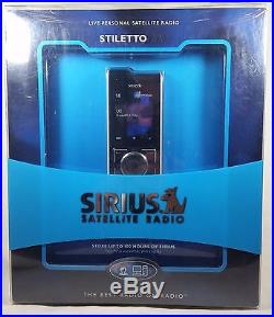 NEW SIRIUS Stiletto 100 Portable Satellite Radio Receiver SL100PK1 Trusted