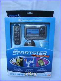 NEW Sirius Sportster Replay SP-R2 Satellite Radio withcar kit SP-TK2