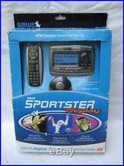 NEW Sirius Sportster Replay SP-R2 Satellite Radio withcar kit SP-TK2