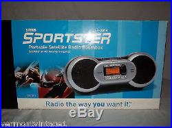 NEW Sirius Sportster SP-BB1R Portable Satellite Radio Boombox/ Stereo/ Dock