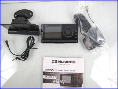 NEW Sirius XM Onyx EZ Mobile Satellite Radio + Vehicle Install Kit Car Mount