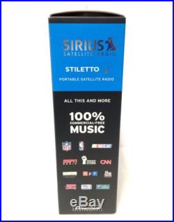 NEW Sirius XM Stiletto 2 Portable Radio SL2 Receiver + Headphones Set SEALED BOX