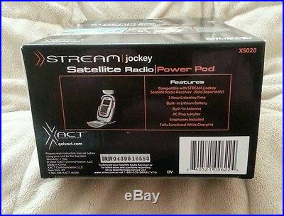 NEW XACT COMMUNICATIONS XS028 Sirius Satellite Radio Power Pod Portable Battery