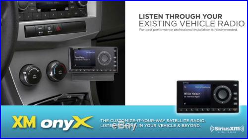 NEW XM XDNX1V1 Onyx Dock-and-Play Radio with Car Kit