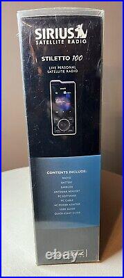 NOS SEALED Sirius Personal Satellite Radio Stiletto 100