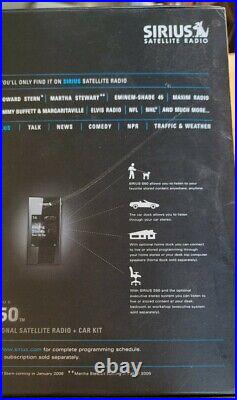 New Open Box Sirius S50 Satellite XM Radio Receiver with Car kit