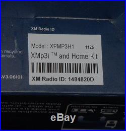 New Open Box Sirius xmp3i xpmp3h1 home/portable satellite XM radio