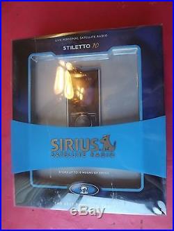 New Sealed Sirius Stiletto 10 Live Portable Satellite Radio Receiver Mp3 Player