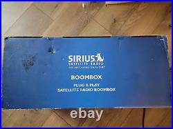 New Sirius SUBX1R Dock & Play Universal Satellite Radio Boombox