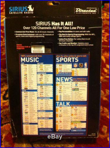 New Sirius Satellite Radio Sportster Replay & Car Kit Easy All In One