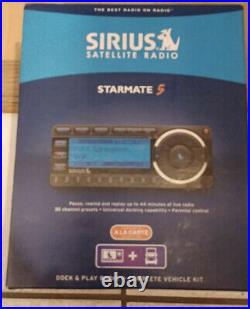 New Sirius Starmate 5 Sirius Car / Home & Antenna & FM Adaptor Whole Kit Set Up