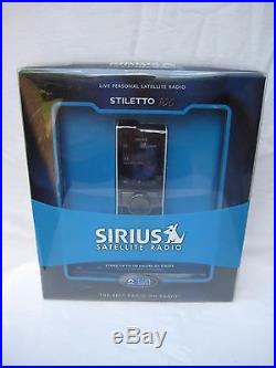 New Sirius Stiletto 100 Satellite radio receiver bundle! Opened box