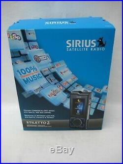 New Sirius Stiletto 2 Satellite radio receiver & Vehicle kit SL2