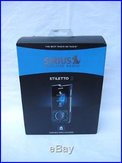 New Sirius Stiletto 2 Satellite radio receiver & accessories SL2PK1 opened box