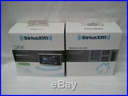 New Sirius XM LYNX Portable satellite Radio Receiver + Home Kit Sealed