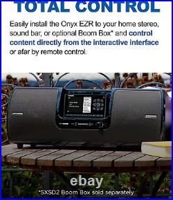 Onyx EZR Satellite Radio with Home Kit, Enjoy on Your Home Stereo or Powered Sp