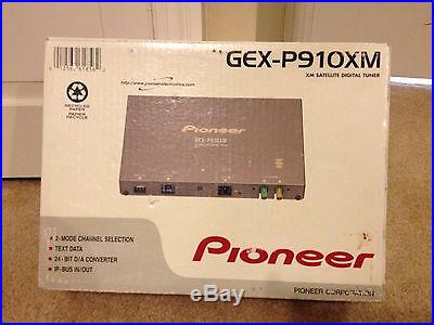 Pioneer GEX-P910XM XM Car Digital Satellite Radio TunerUsedCables&Manual