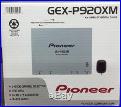 Pioneer GEX-P920XM For XM Car Satellite Radio Receiver