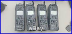 Qualcomm Globalstar GSP1600 Tri-Mode Portable Handheld Satellite Phone, Lot of 4