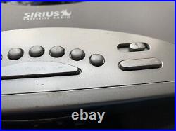 READ ACTIVATED SANYO CRSR-10 Receiver And BMBX-10 Boombox Bad Screen Sirius Xm