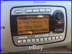 Rare Lifetime Subscription Sirius Sportster Sp-b1 Sp-r1 Boombox Receiver Radio