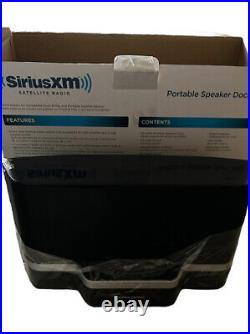 SIRIUSXm SXABB2 XEZ1H1 Portable Speaker Dock BB2 Satellite Radio Black New NOB