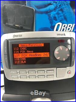 SIRIUS ORBITER SR4000 LIFETIME SUBSCRIPTION With HOME & CAR DOCKING STATION NICE