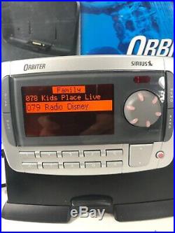 SIRIUS ORBITER SR4000 LIFETIME SUBSCRIPTION With HOME & CAR DOCKING STATION NICE