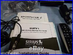 SIRIUS SATELLITE RADIO SPORTSTER 4 with LIFETIME SUBSCRIPTION CAR INSTALL KIT