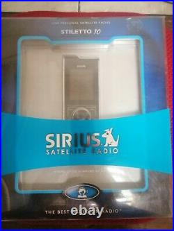 SIRIUS SATELLITE RADIO STILETTO SL10 White With HOME KIT Not activated