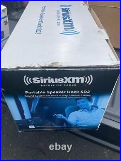 SIRIUS SIRIUSXM SXSD2 SATELLITE RADIO PORTABLE SPEAKER DOCK SD2 W ONX EZR Radio