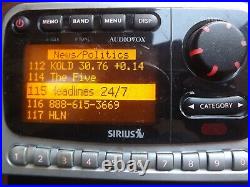 SIRIUS SIRPNP2 AUDIOVOX radio receiver With Car kit ACTIVE LIFETIME SUBSCRIPTION