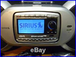 Sirius Sportster 2 Satellite Radio Receiver Lifetime Subscription Boom Box Car K