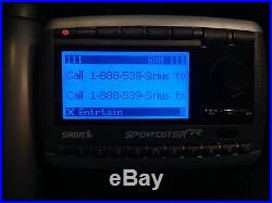 SIRIUS SPORTSTER R SP-R2 SATELLITE RADIO RECEIVER HOME/AUTO With REPEAT/RECALL XM