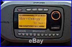 SIRIUS SPORTSTER SP-R1A XM SATTELITE RADIO & BOOM BOX