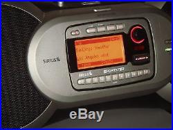SIRIUS SPORTSTER SP-R1R RECEIVER SP-B1 BOOMBOX ACTIVATED