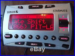 SIRIUS ST1R Starmate satellite radio Receiver WithBoombox-LIFETIME SUBSCRIPTION