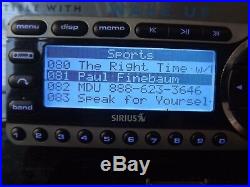 SIRIUS ST4 Starmate 4 XM radio receiver ONLY ACTIVE LIFETIME SUBSCRIPTION