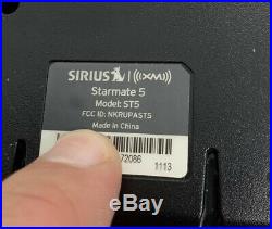 SIRIUS ST5 Starmate 5 XM Satellite Radio Receiver Lifetime Subscription