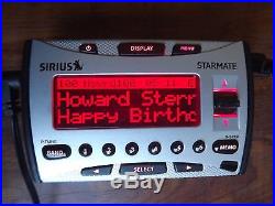 SIRIUS STARMATE ST1R satellite radio Receiver WithCar Kit-LIFETIME SUBSCRIPTION