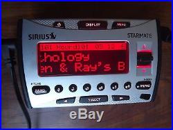 SIRIUS STARMATE ST1R satellite radio Receiver WithCar Kit-LIFETIME SUBSCRIPTION